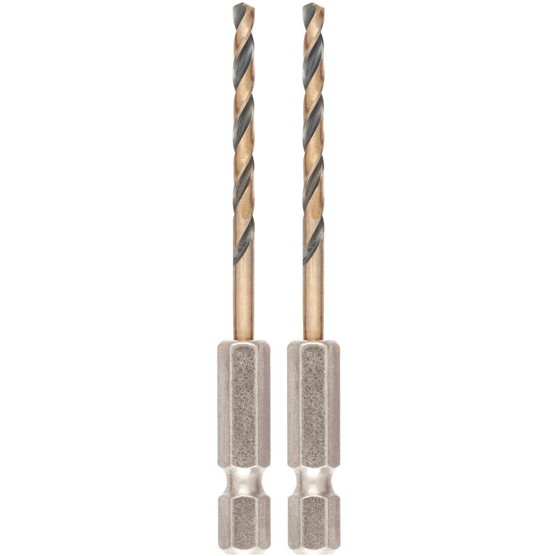 FORÉT À MÉTAUX HSS 3X75MM   DT20602-QZ HEX 1/4"DEW