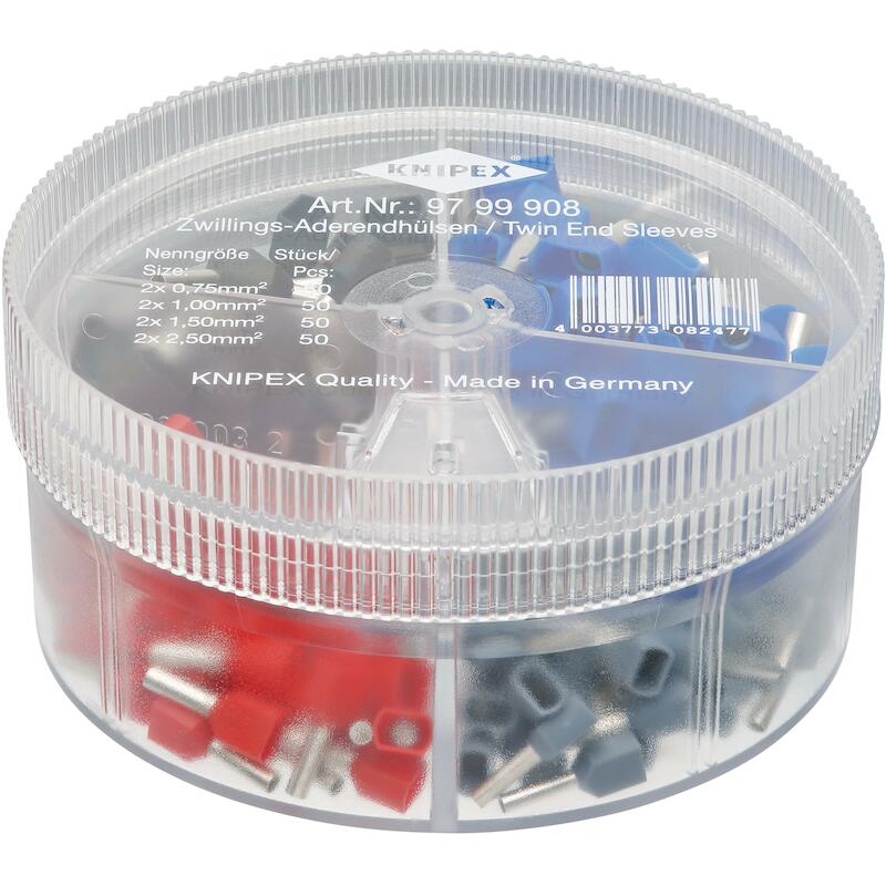 ASSORTIMENT D'EMBOUTS ISOLÉ 97 99 908(200PC)KNIPEX
