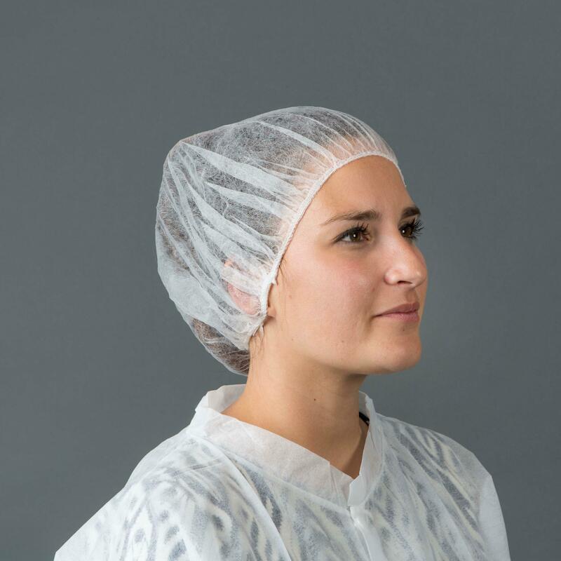 HAARNETJE PP BARET WIT      9000489 (100ST) HY@PRO