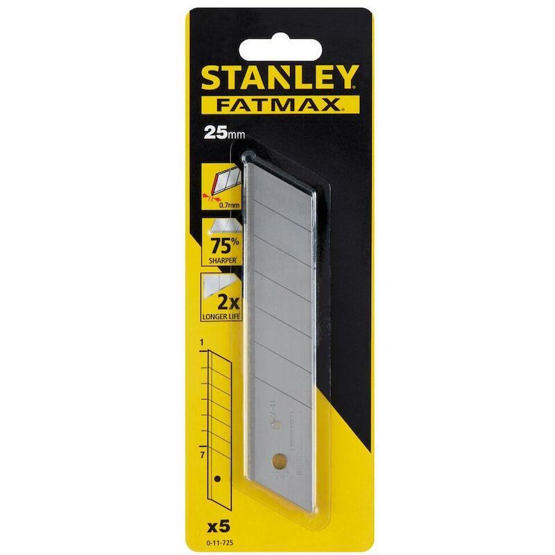 LAMES DE CUTTER FATMAX 25MM 0-11-725 (5PC) STANLEY