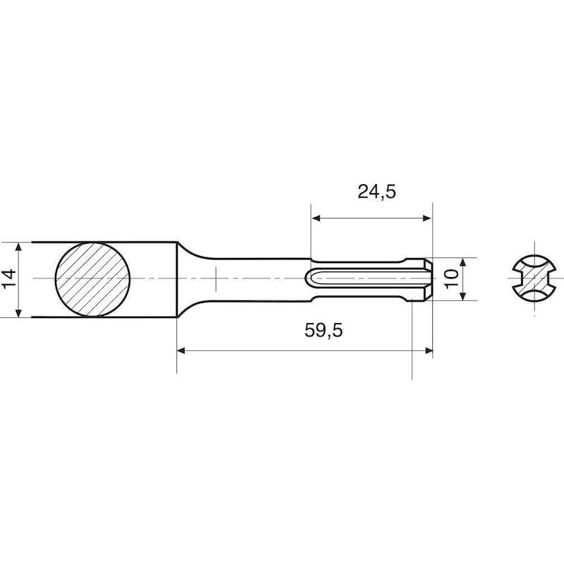 VOEGBEITEL 50X250MM SDS+     212 25002   RENNSTEIG