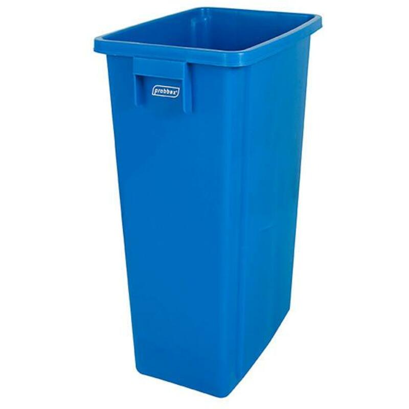 POUBELLE 60L.BLEU           320X460X762MM  PLASTIB