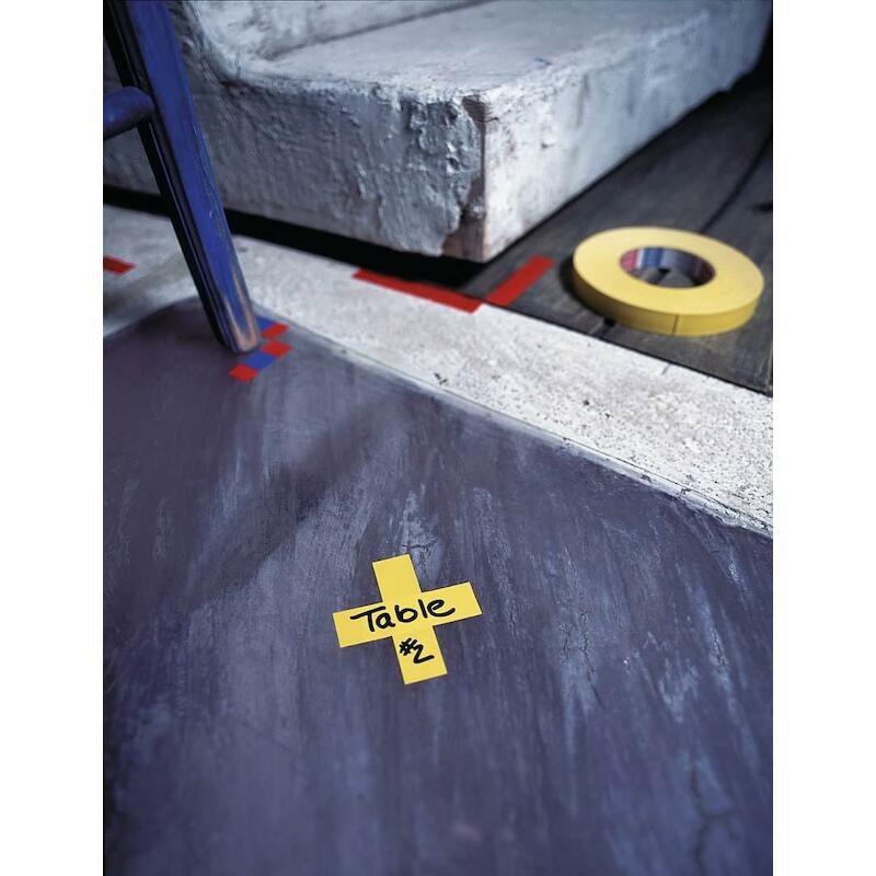 KLEEFBAND - TESA 04651 TESABAND ACRYL GECOATE TEXTIEL - GEEL 19 MM X 25 M