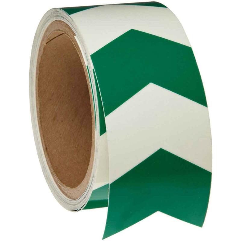SIGNALISATIETAPE - BRADY 090971 - GROEN OP FOTOLUMINESCEREND 50 MMX4,5 M