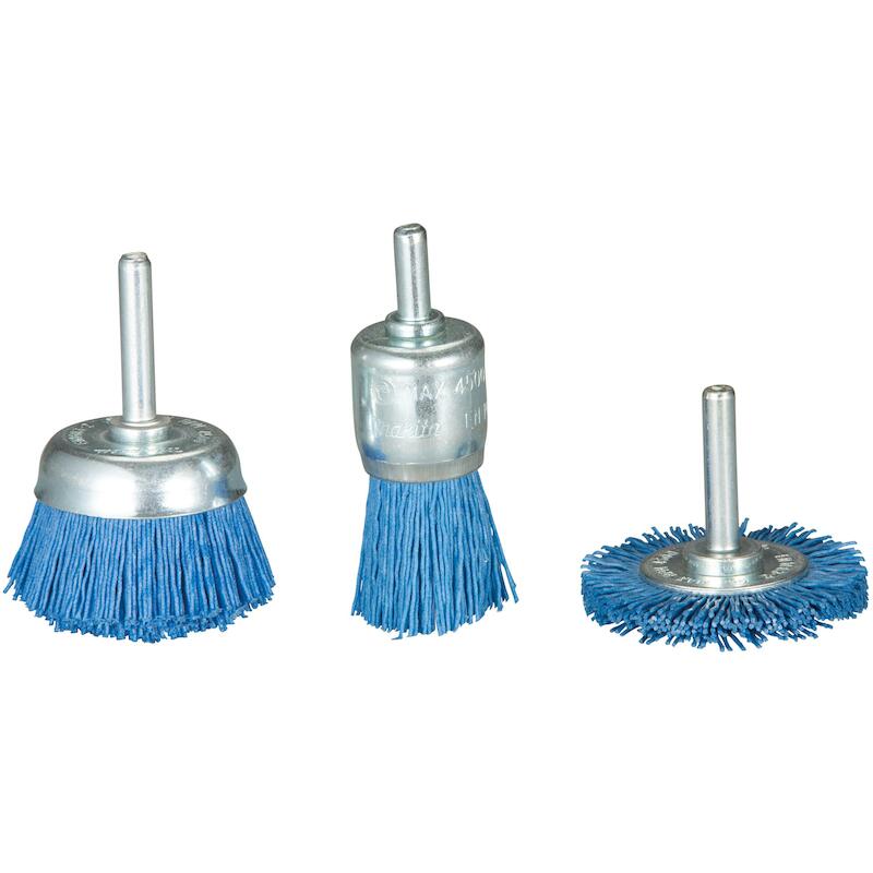 JEU BROSSES S/TIGE S6 P240  D-70758 NYLON (3PC)MAK