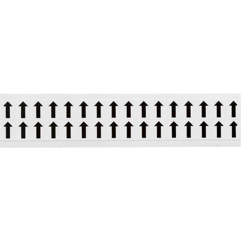 SYMBOOL - BRADY 234290 - 'PIJL' ZWART OP WIT 14X19MM (800 EA)