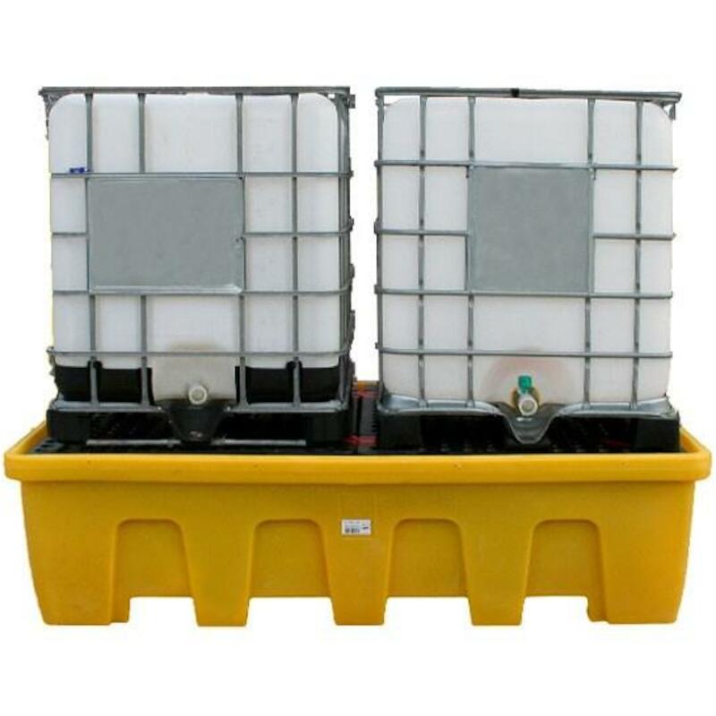 BAC DE RÉTENTION IBC JAUNE  2260X1460X575MM PLASTI