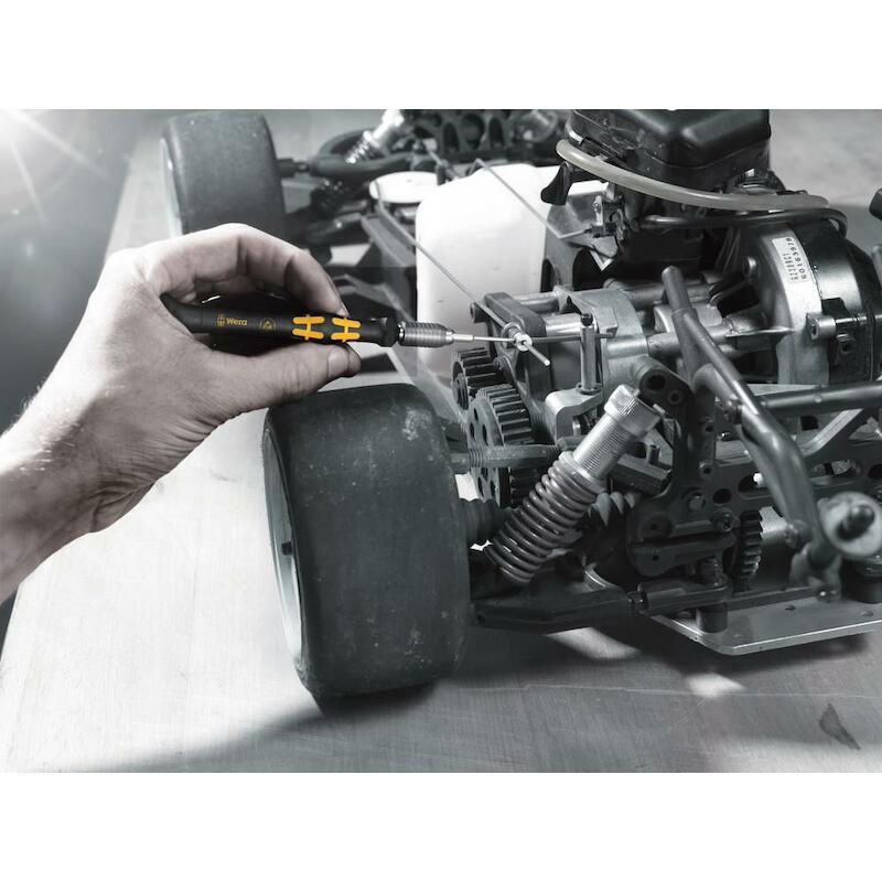 WERA SERIE 7400 KRAFTFORM ESD INSTELBARE MOMENTSCHROEVENDRAAIER (2,5-29,0 IN.LBS.) MET RAPIDAPTOR SNELWISSELHOUDER (5 IN. LBS.)