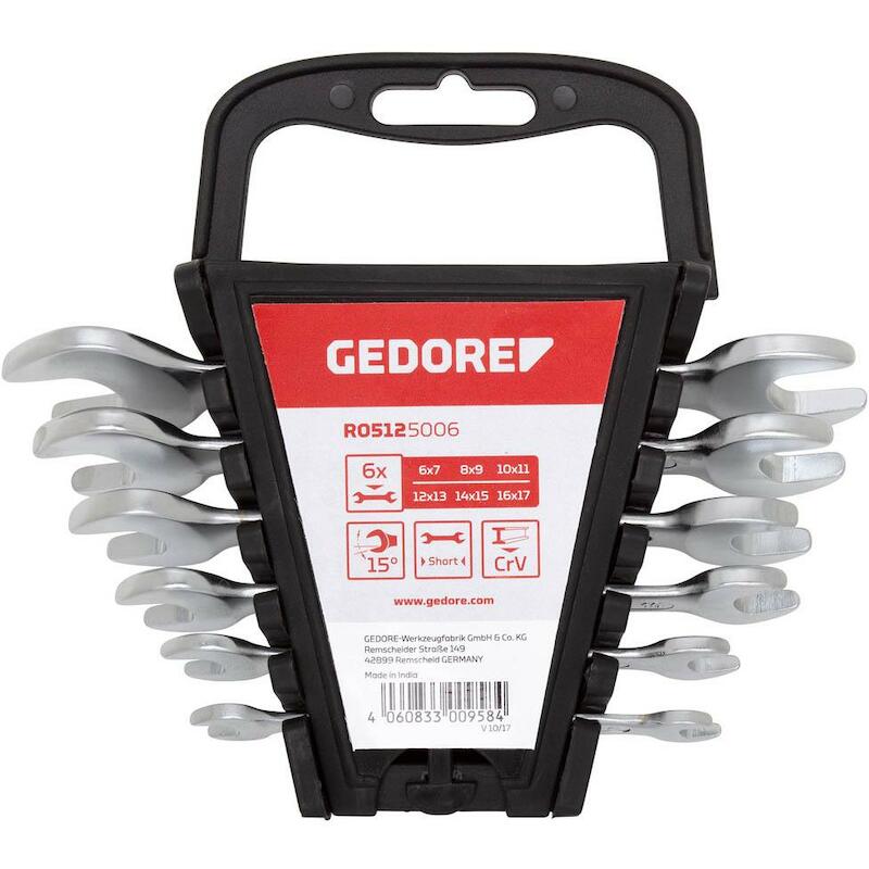 STEEKSLEUTELSET 6-32MM      R0512  (12ST) GEDORE R
