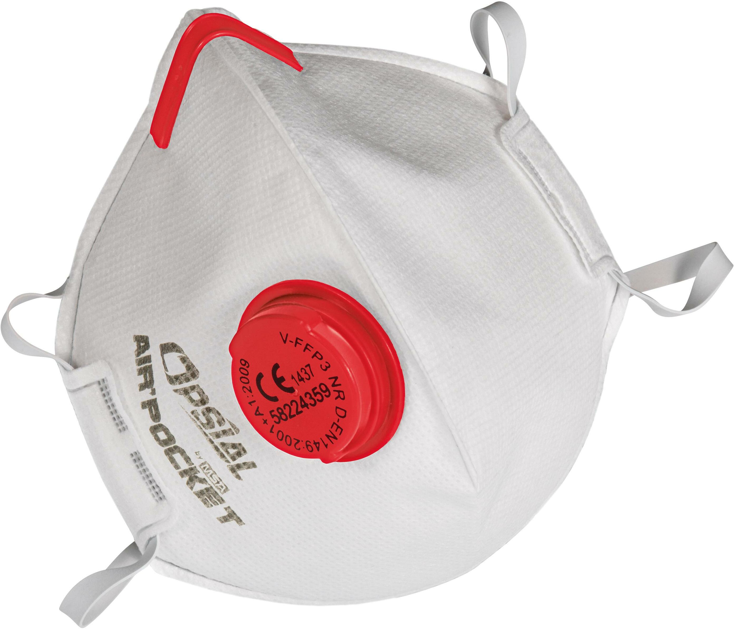 MASQUE À VALVE JETABLE - OPSIAL AIR'POCKET AIR'POCKET - FFP3 TAILLE UNIQUE