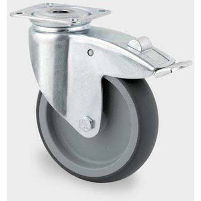 ROUE CAOUT.PIV/FR.GRIS 75KG 2477-PJO-075-P40 TENTE