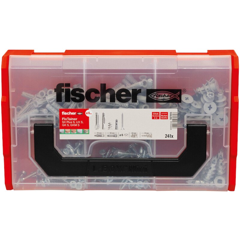 ASSORTIMENTSDOOS GEVULD     FIXTAINER SX PLUS  FIS
