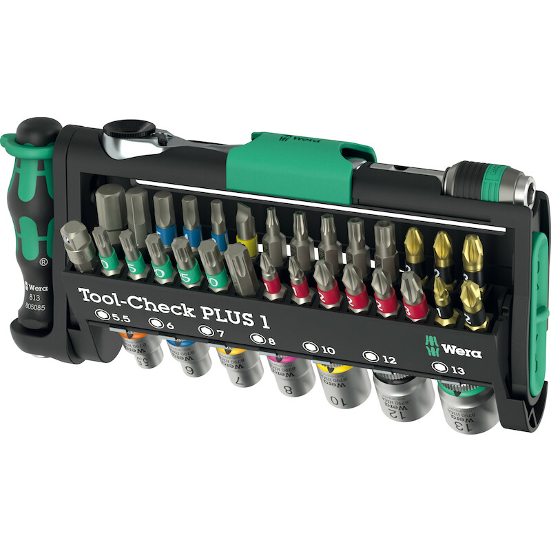 RATELSLEUT.+BITS+DOPPEN     TOOL-CHECK PLUS (39ST)
