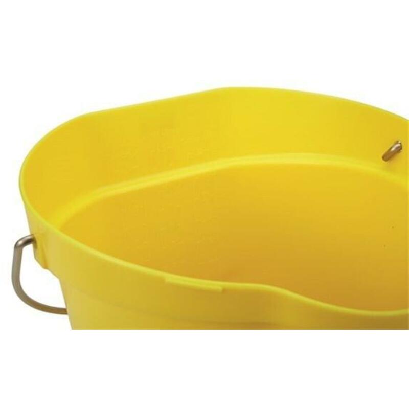 SEAU PP/INOX JAUNE          5686/6 - 12L     VIKAN