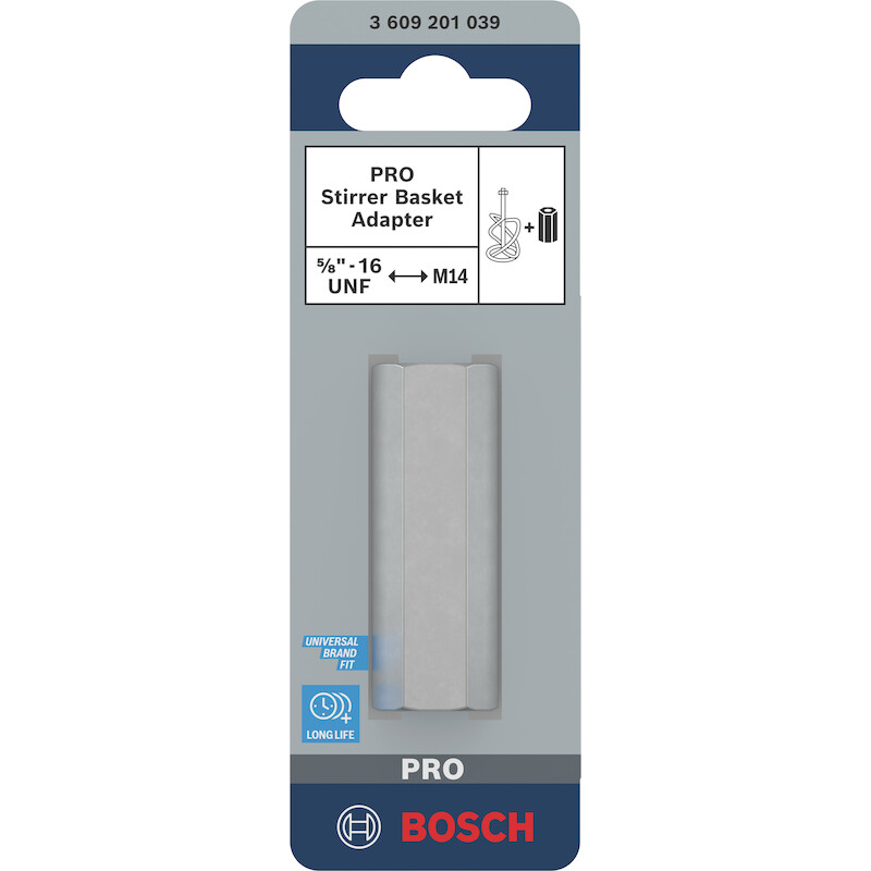 ADAPTER MENGGARDEN 5/8"-16  3609201039 60MM  BOSCH