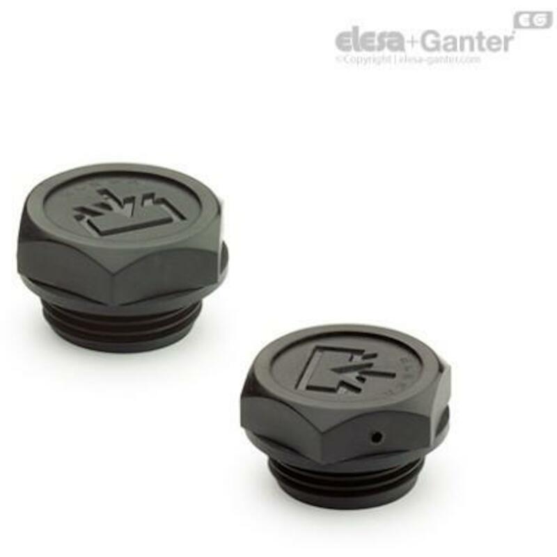 VULDOP ZWART                TCDF.1 1/2 BLACK ELESA