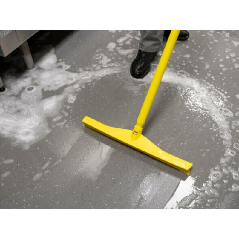 VLOERTREKKER - VIKAN 7140/3 - TPE RUBBER BLAUW 400MM