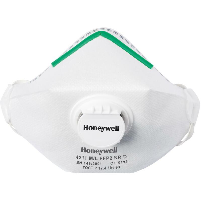 WEGWERPMASKER MET VENTIEL - HONEYWELL 4211 - FFP2M / L