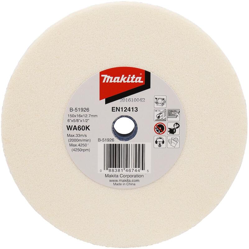 DISQUE DE PONÇAGE 150 X 16 X 12,7 MM, WA60K - B-51926 - MAKITA