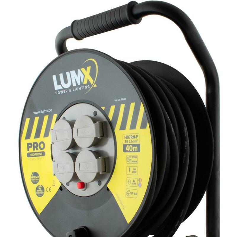 ENROULEUR CÂBLE NEOPR 3X2,5 LM 85140 - 40M    LUMX