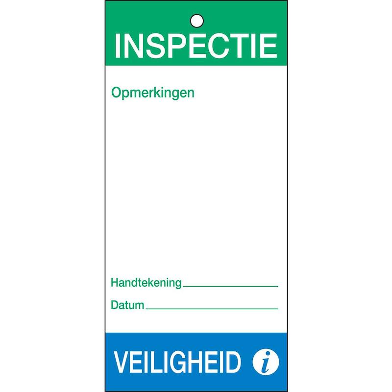 ÉTIQ. 230827 TAG-INSPECTIE-VEILIGHEI   10ST-160*75