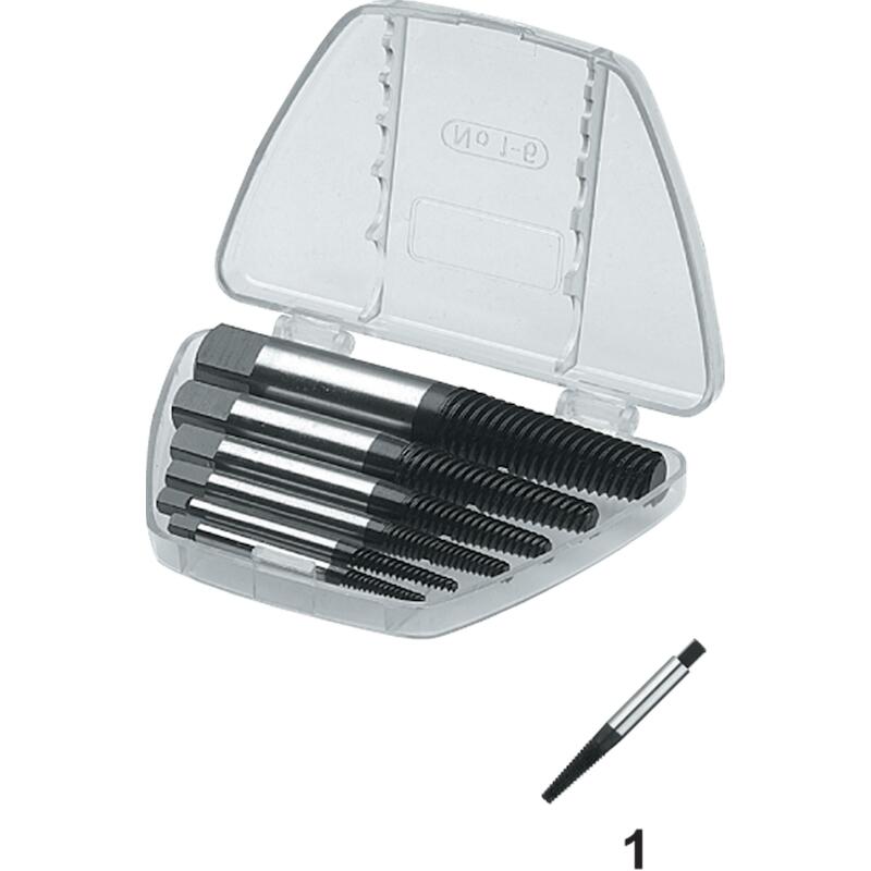 JEU D'EXTRACTEURS, GOUJONS ET TUBES CASSÉS ECO NR.1-6 / M3-M24 - 293000200 - INTERNATIONAL TOOLS