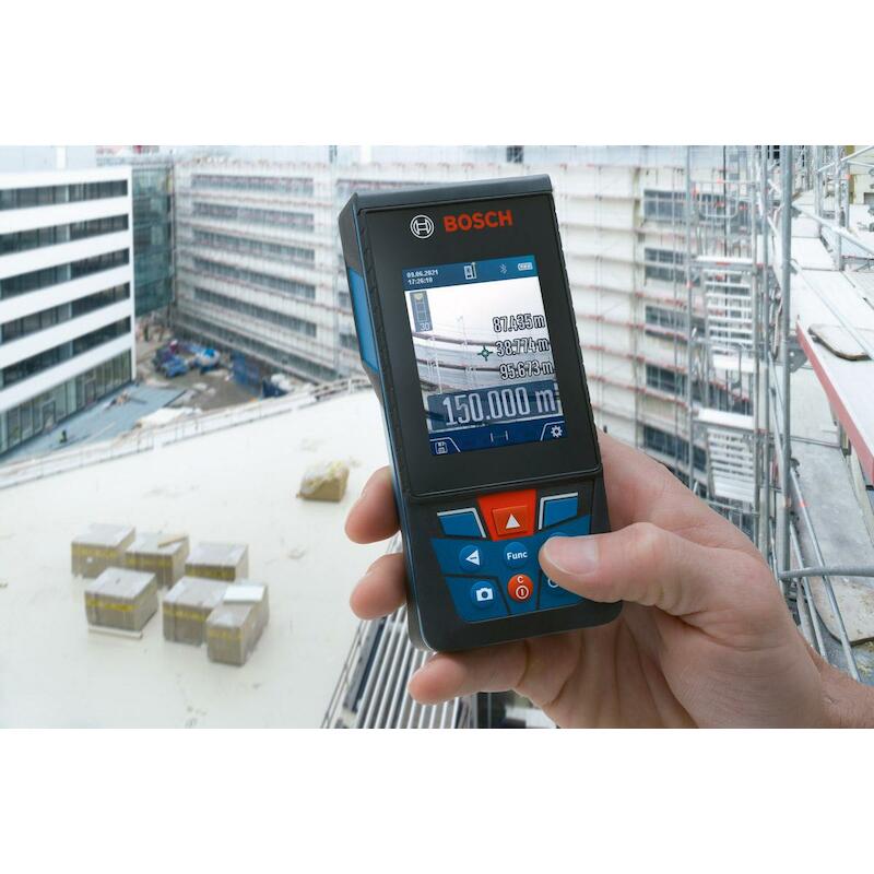TÉLÉMÈTRE LASER EN ETUI     GLM 150-27 C(1X3,6V)BO