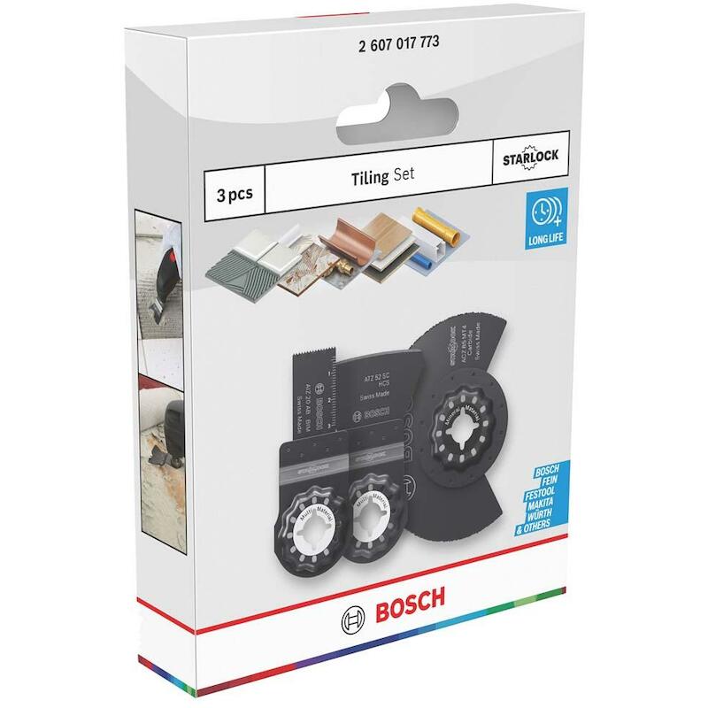 TEGELZAAGBLADENSET          2607017773 (3ST) BOSCH
