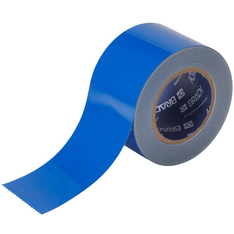 VLOERMARKERINGSTAPE - BRADY 104344 - BLAUW 76,2 MMX30 M