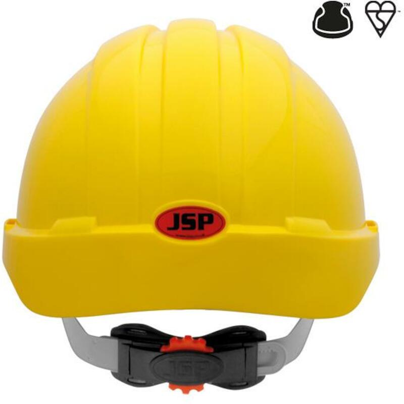 HELM VENTIL.+ DRAAIKNOP     EVO3 GEEL          JSP