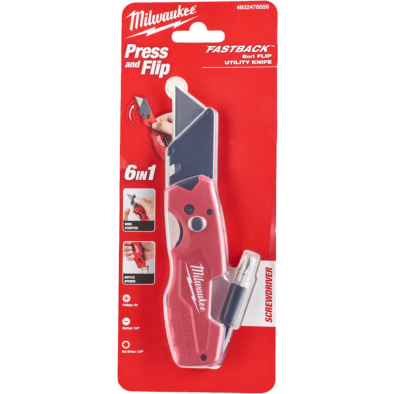 COUTEAU DE POUCHE 6 EN 1    4932478559   MILWAUKEE