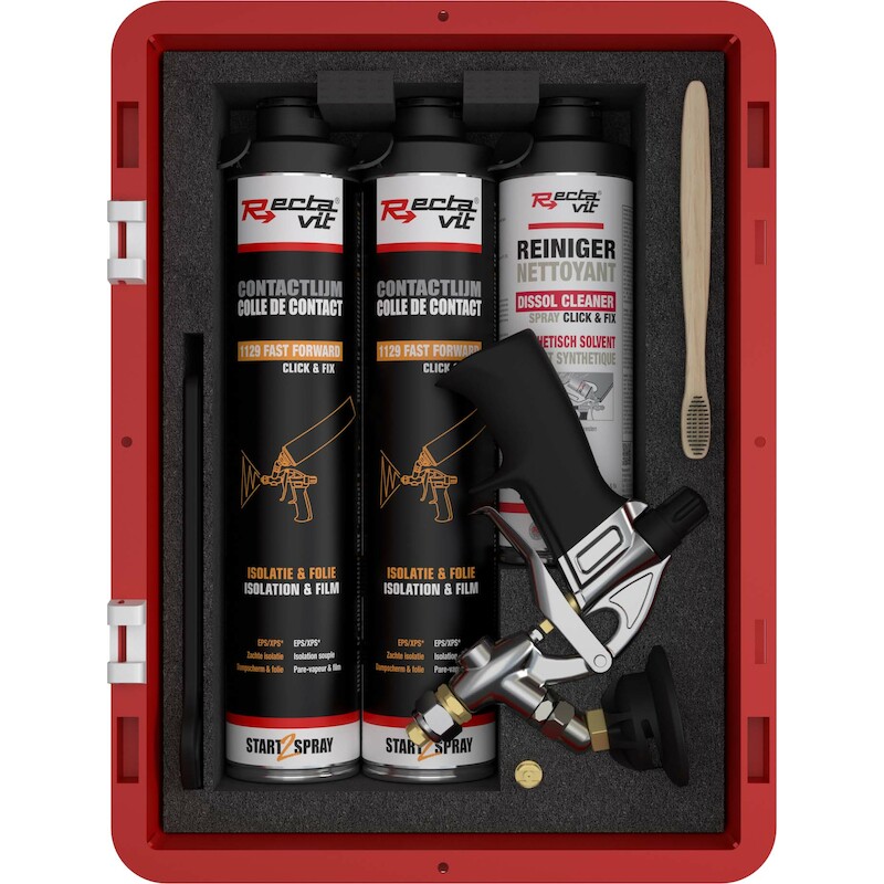 SPRAY GUN SET STARTER       C&F FAST FORWARD RECTA
