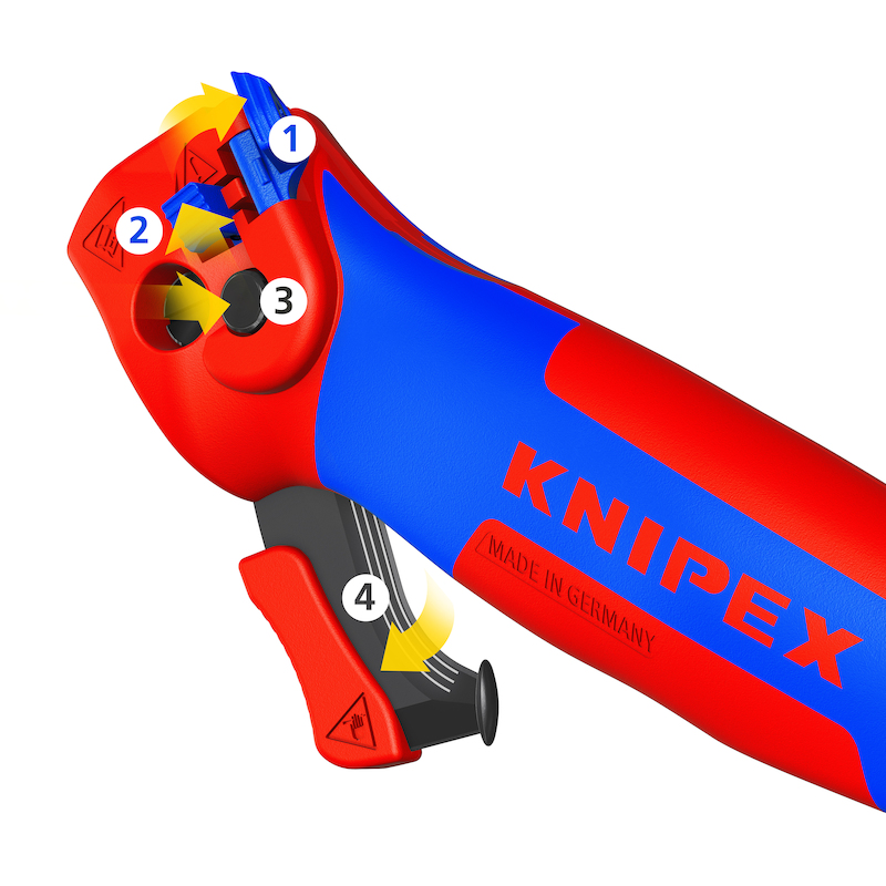 COUTEAU A DENUDER           16 50 145 SB    KNIPEX