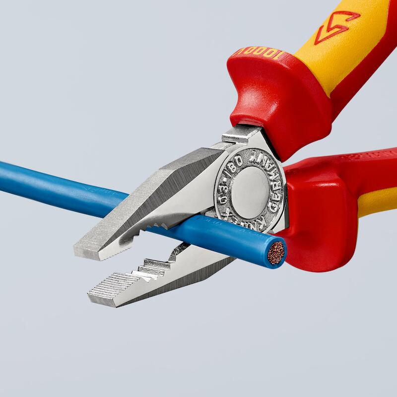 COMBINATIETANG VDE          03 06 - 180MM   KNIPEX