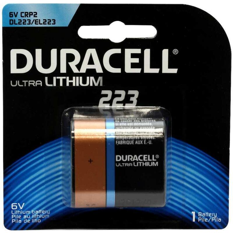 BATTERIJ 35,1X19,6X36 LITH. DL223(CRP2)   DURACELL