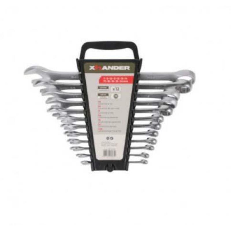 RINGSTEEKSLEUTEL DIN 3113 SET 12 DELIG 7 TOT 24 MM
