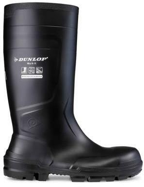 KNIELAARS PVC S5 ZWART      WORK IT      47 DUNLOP
