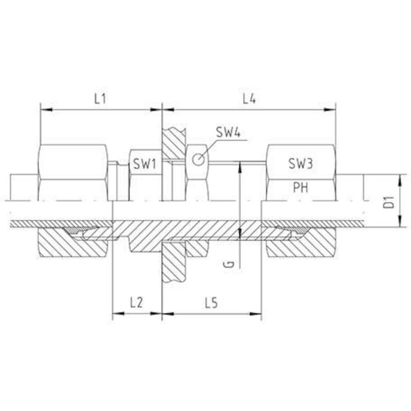 SCHOTKOPPELING 6L           GSV             RVS PH