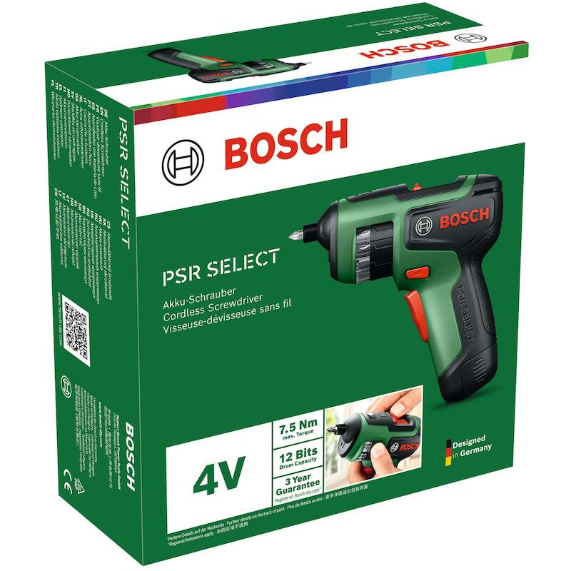 ACCUSCHROEFMACHINE 4V/2AH   PSR ( + 12 BITS) BOSCH