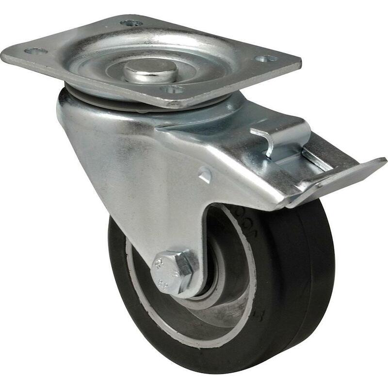 ROUE PIV/FR.ALU/CAOU.100MM  BTAB 1002 6150 - 180KG