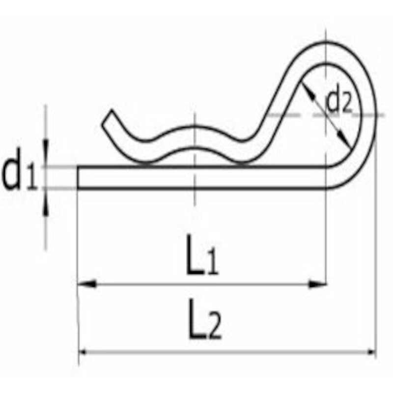 RESSORT D'ARRET 4MM ZN  BVE 04ZL           DULIMEX