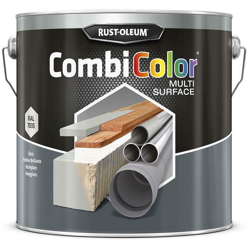 COMBICOLOR LICHTGRIJS 2,5L  7381MS -RAL7035 RUST-O