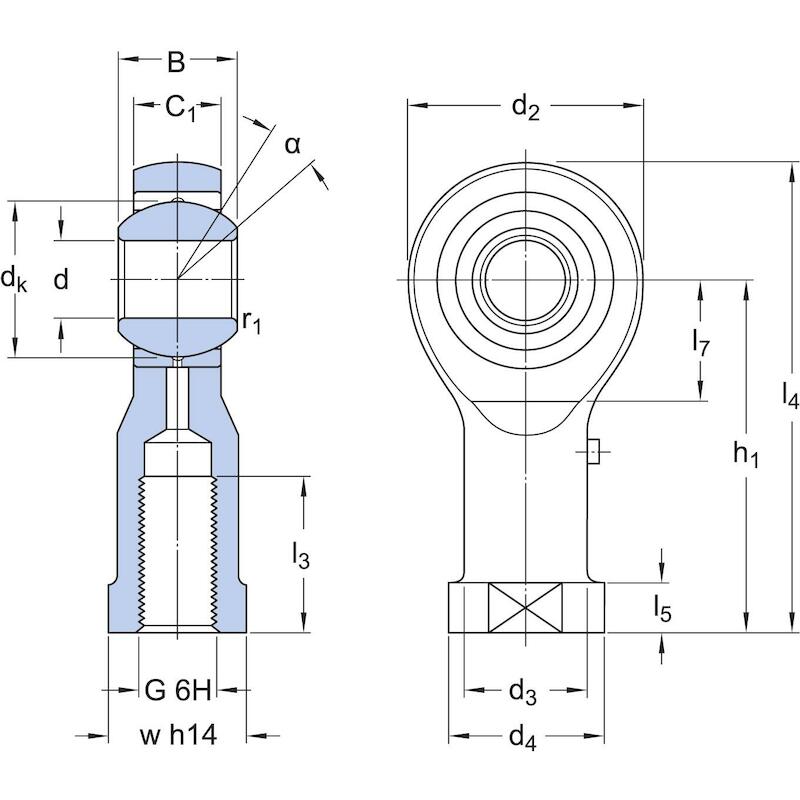EMBOUT                      SIKAC 6 M          SKF