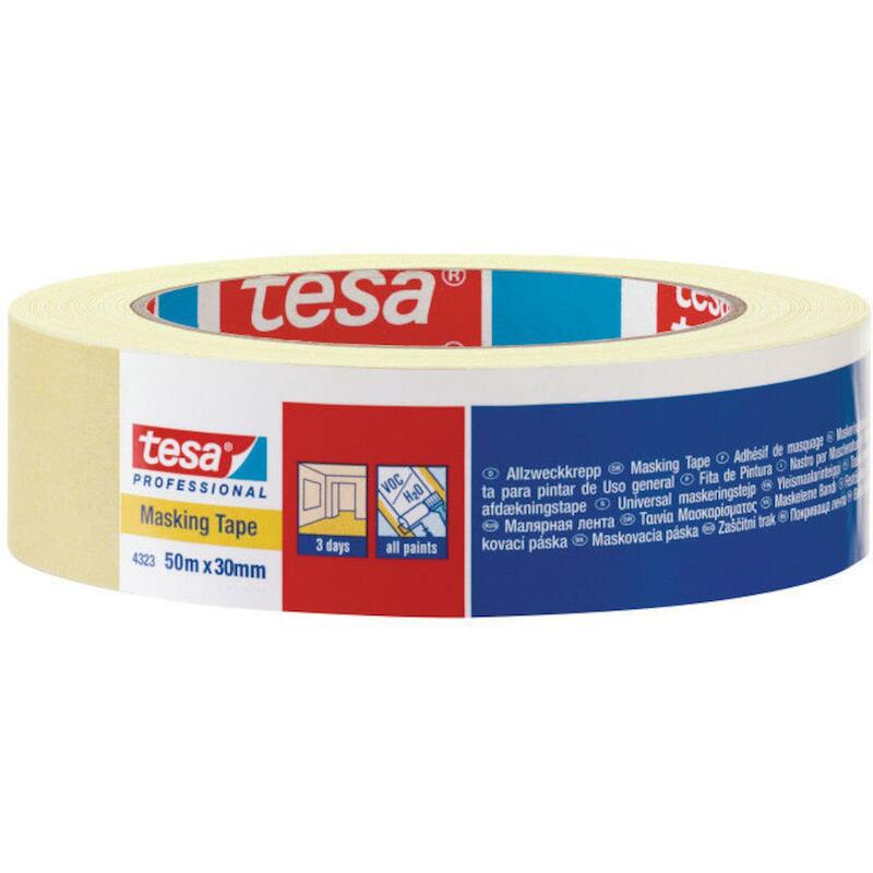 RUBAN ADH.TESAKREPP BLANC   4323  38MM X 50M  TESA