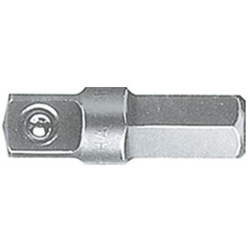 RALLONGE POUR CLÉ EMMANCHÉE AVEC BILLE QUATRE PANSMÂLE, SIX PANS FEMELLE 1/4" C6,3 - 721014 - WIHA