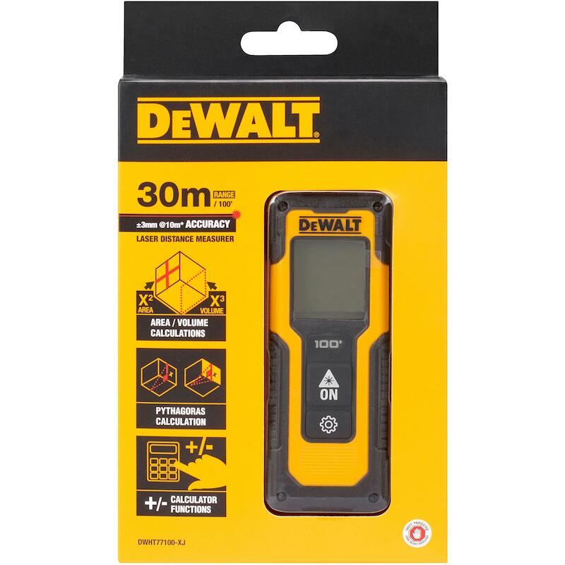 LASERAFSTANDSMETER 30M      DWHT77100       DEWALT